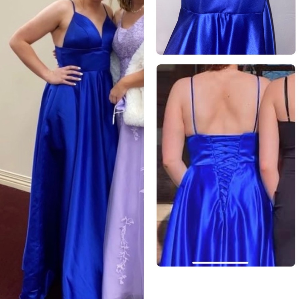 Amazon Royal Blue Prom Dress